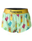ChicknLegs Women's Green Llamas 1.5" Sneakerheads running lace-up Shorts ChicknLegs Women's Green Llamas 1.5" Sneakerheads running lace-up Shorts