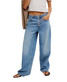 Free People Women's Nia Boyfriend Jeans Grün in Friday Free People Women's Nia Boyfriend Jeans Grün in Friday