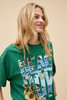 Daydreamer Women's The Beach Boys Tropical Stack Tee in Amazon Green