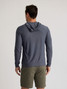 Free Fly Men's Bamboo II Slub Hoodie in Storm Cloud