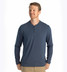 Free Fly Men's Bamboo Flex Long Sleeve Henley in Midnight Free Fly Men's Bamboo Flex Long Sleeve Henley in Midnight