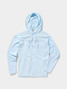 Duck Camp Men's Hybrid Guide Hoodie in Ice Water side view