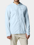 Duck Camp Men's Hybrid Guide Hoodie in Ice Water close-up view