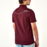 Burlebo Men's Pearl Snap Performance Polo in Maroon