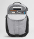 The North Face Surge Backpack in Meld Grey Dark Heather/TNF Black