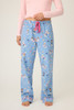 PJ Salvage Women's Flannel Pants in Denim Baking Pups