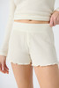 PJ Salvage Women's Beloved Rib Shorts in Natural PJ Salvage Women's Beloved Rib Shorts in Natural