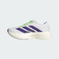 adidas Women's Adizero EVO SL Running Shoes White and Purple