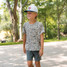 Burlebo Boys' Go To Tee Classic Deer Camo back view
