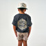 Burlebo Boys' Rad Dude Deer Camo Tee in Heather Black Burlebo Boys' Rad Dude Deer Camo Tee in Heather Black