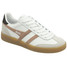 The Gola Women's Classics Viper Leather Sneakers in White and Brown