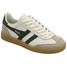 The Gola Women's Classics Viper Leather Sneakers in White and Evergreen