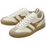 Gola Women's Classics Viper Leather Sneakers Off White and Caramel back view