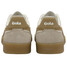 Gola Women's Classics Viper Leather Sneakers Off White and Caramel front view