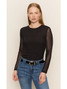 Sanctuary Women's Long Sleeve Perfect Mesh Tee Sanctuary Women's Long Sleeve Perfect Mesh Tee
