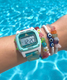 Freestyle Flower Power Sage Erickson Signature Shark Classic Clip Watch close-up