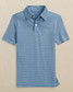 Southern Tide Boys' Driver Meadowbrook Stripe Performance Barrett Polo in Ocean Channel Southern Tide Boys' Driver Meadowbrook Stripe Performance Barrett Polo in Ocean Channel