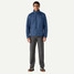 Patagonia Men's Nano Puff Jacket in Cement Blue back view