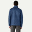 Patagonia Men's Nano Puff Jacket in Cement Blue detail view
