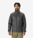 Patagonia Men's Nano Puff Jacket in Forge Grey detail view