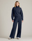 Rhone Women's Dream Glow Trousers in Navy side view