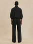 Varley Women's Wide Leg Pants 30 in Black side view