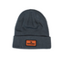 Burlebo Men's Signature Beanie in Charcoal