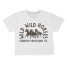 Sendero Provision Women's Wild Horses Crop Tee Sendero Provision Women's Wild Horses Crop Tee