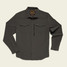 Howler Brothers Emerger Tech Long Sleeve Shirt in Antique Black front view