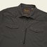 Howler Brothers Emerger Tech Long Sleeve Shirt in Antique Black side detail