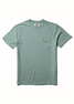 Vissla Men's Baja West Pocket Tee Sea Green front view
