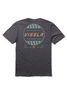 The Vissla Men's Rough Hands Lite Eco Drirelease Tee in Black Heather The Vissla Men's Rough Hands Lite Eco Drirelease Tee in Black Heather