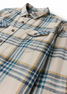 The Vissla Men's Central Coast Eco Flannel Shirt in Dune