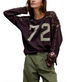 Free People Women's We The Free Lilith Long Sleeve Top in Chocolate Free People Women's We The Free Lilith Long Sleeve Top in Chocolate