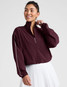 Beyond Yoga Women's Track Jacket in Midnight Burgundy Beyond Yoga Women's Track Jacket in Midnight Burgundy