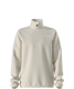 The North Face Girls Glacier 1/4 Zip Pullover in White Dune