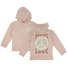 Tiny Whales Girls' Peace and Love Hoodie Tee-shirt in Faded Pink Tiny Whales Girls' Peace and Love Hoodie Tee-shirt in Faded Pink