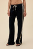 Daydreamer Women's Track Pants in Black Cnyx back view