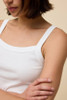 Daydreamer Women's 90's Tank Top in White detail view