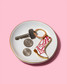 Brittany Paige Cowboy Boot Enamel Keychain in display dish