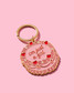 Brittany Paige Just A Girl Vintage Cake Enamel Keychain GirlCake detail
