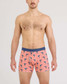SAXX Men's DropTemp Cooling Cotton Boxer Brief Big Catch Desert Flower front