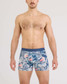 SAXX Men's DropTemp Cooling Cotton Boxer Brief - Botanique/Washed Indigo