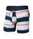 SAXX Men's DropTemp Cooling Cotton Boxer Brief - H20 Stripe/Multi