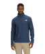 Monte & Lou Arcadia Beach to Bar Shirt Men's Textured Cap Rock Quarter Zip Pullover in Shady Blue Monte & Lou Arcadia Beach to Bar Shirt Men's Textured Cap Rock Quarter Zip Pullover in Shady Blue