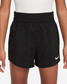 Nike Girls' One Woven short in Black front view