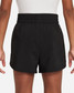 Nike Girls' One Woven short in Black side view
