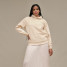 UGG Women's Classic Hoodie in Sand Heather lifestyle view