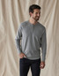 The Normal Brand Men's Puremeso Everyday Henley in Athletic Grey side view