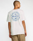 The RVCA Men's Fuel Cap Tee in Antique White The RVCA Men's Fuel Cap Tee in Antique White
